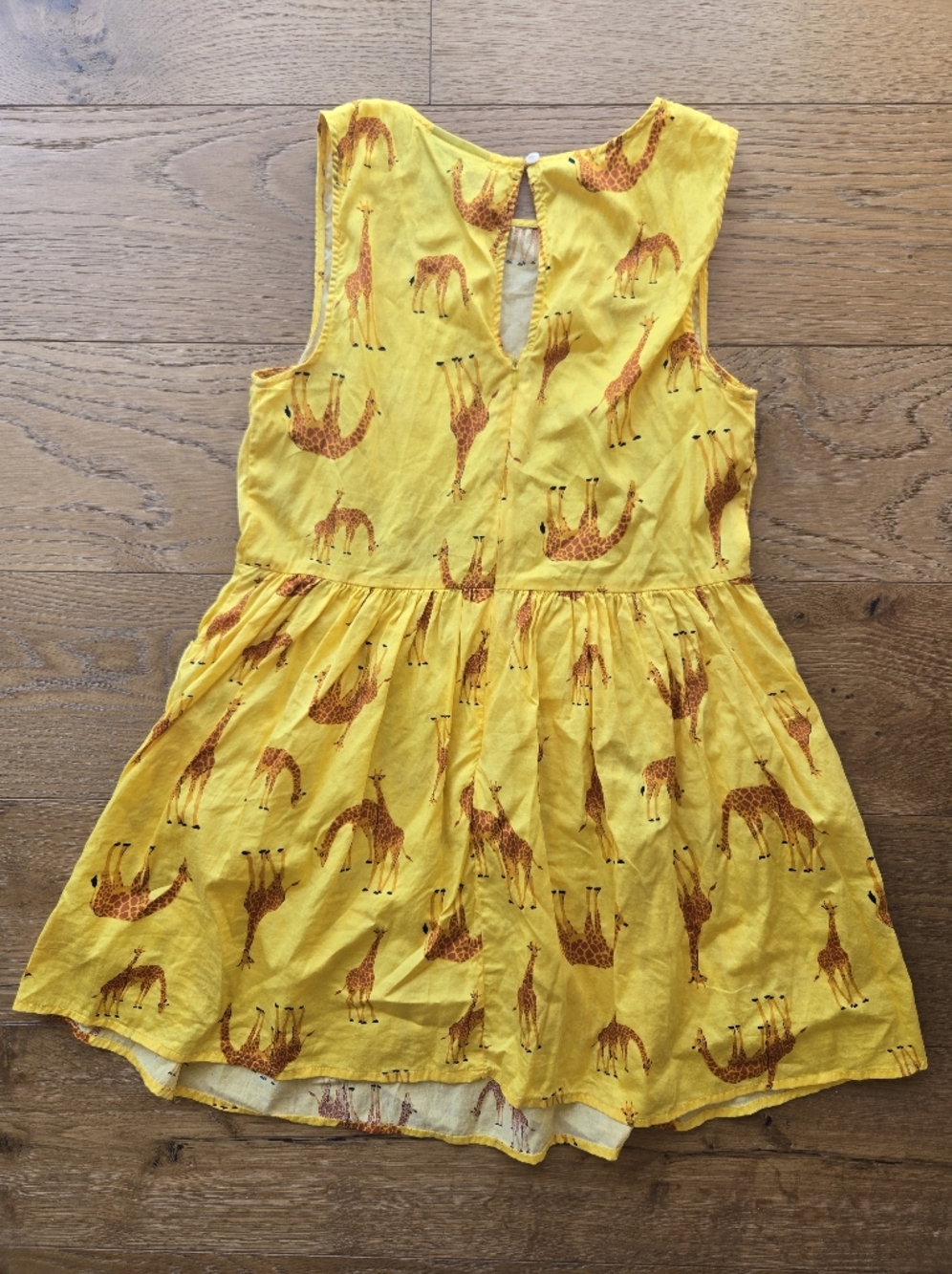 ModCloth Bold Notion Sleeveless Giraffe Print Smock Dress Size M - Picture 5 of 8